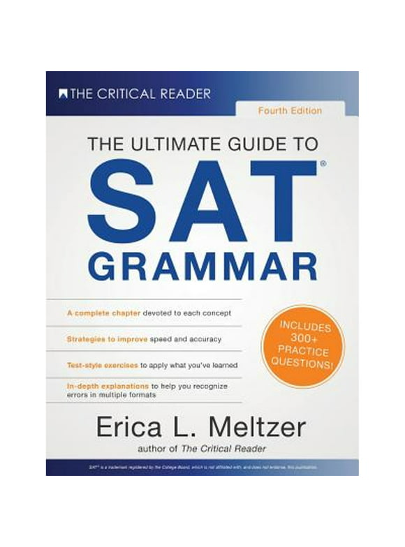 4th Edition, The Ultimate Guide to SAT Grammar Paperback - USED - VERY GOOD Condition