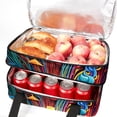 thumbnail image 5 of Vehicle Dual Compartment Insulated Lunch Bag with Large Capacity - 7.1x11.4x16.1 Inches - Handheld Refrigerated Meal Bag, 5 of 6