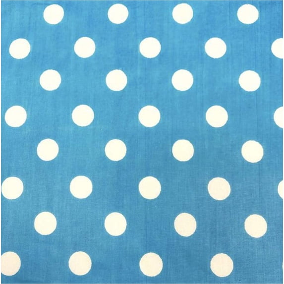 Polka Dot 1 Inch Poly Cotton Fabric by the 5, 10, 15 and 20 Yard Increment, 58”/60” Wide, All Colors