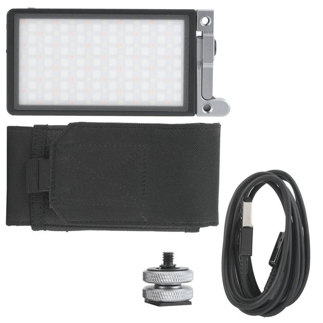 Cámara Panel De Luz De Video Panel De Luz De Video Brazo Ajustable De 360 ° Aleación De Aluminio Tipo-C Carga Rápida Para Grabación De Video Filmación De Video ANGGREK CGYS04