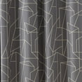 thumbnail image 3 of Hometrends Decorative Fabric Shower Curtain with Geometric Designs, 3 of 7