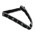 thumbnail image 1 of Banda de estiramiento de yoga Unique Bargains con 8 lazos para un estiramiento efectivo en negro y gris, 1 of 7