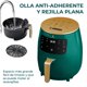 thumbnail image 5 of Freidora de aire multifunción para alimentos 4.5 L Color Verde, 5 of 10