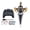 Black Gold, variant on Nieyigj Flying Sword RC Airplane 14.8 inches / 37.5 cm Precise Response Remote Control Toy with LED Light Antique Bronze