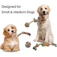 thumbnail image 4 of Juguete para perros ZHAOCHENG 4 piezas cuerda Masticar interactivo para perros pequeños/medianos, 4 of 5