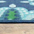 thumbnail image 5 of Style Haven  Martinque Floral Indoor-Outdoor Blue/ Green Area Rug 8'6" x 13' 9' x 12' Outdoor, Indoor Living Room, Patio Rectangle, 5 of 5