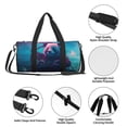 thumbnail image 4 of Fotbe DJ Panda Hot Air Balloon Bolsa Deportiva de Lona Plegable con Estampado, Bolsa de Gimnasio con Bolsillo Seco/Húmedo, Bolsa de Viaje Ultraligera de Gran Capacidad, 4 of 6
