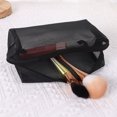 thumbnail image 3 of bestolf Mesh Cosmetic Bag Purse Organizer Pouch See-Through Makeup Bag Toiletry Organizer for Skincare Products Cosmetics (Large ), 3 of 8