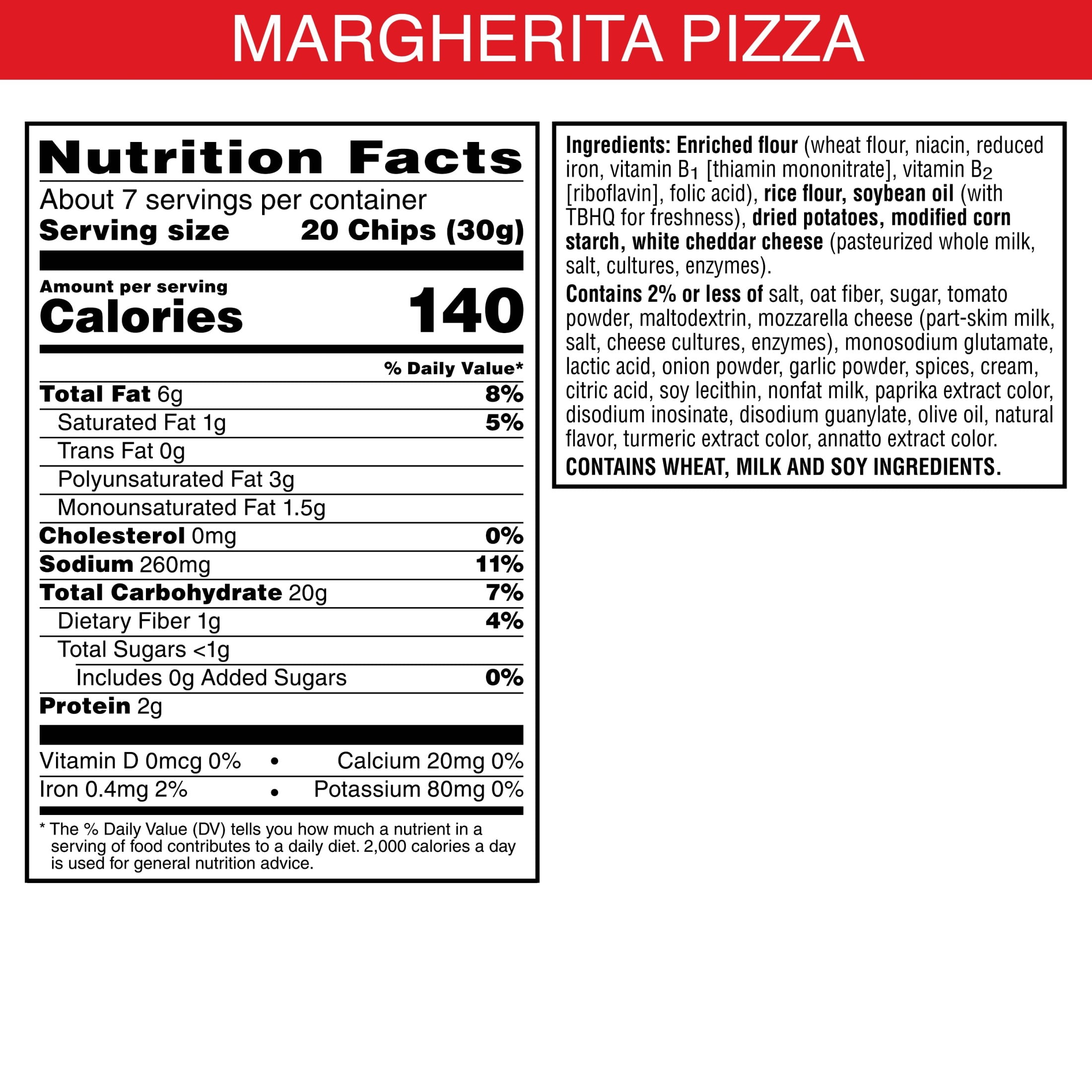 Cheez-It Snap'd Margherita Pizza Cheesy Baked Chips, Extra Crunchy, 7.5 oz