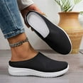 thumbnail image 6 of Backless Sneakers for Women,Slip On Shoes Women,Mule Slippers for Women,Womens Backless Sneakers,Women's Shoes,Womens Backless Sneakers Mesh Slip-on Mule Shoes Breathable Slippers,Black,8, 6 of 6