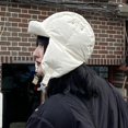 thumbnail image 2 of Gorro de invierno grueso y cálido con protección para los oídos de plumón de Lei Feng, gorro de estilo retro de Corea del Sur a prueba de frío para exteriores, esquí, montar a caballo y volar, 2 of 6