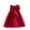 Burgundy, variant on WOLLED Kids Baby Girls Princess Dresses Toddler with Bowknot Tutu Dress for 2-9 T Girls Sleeveless Solid Color Party Gown