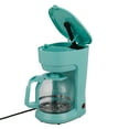 thumbnail image 4 of Mainstays 12-Cup Glass Carafe Coffee Maker, Mint Green, 4 of 6
