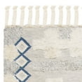 thumbnail image 5 of SAFAVIEH Kenya Linnaea Geometric Diamonds Fringe Area Rug, Grey/Ivory, 8' x 10', 5 of 7
