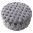 thumbnail image 3 of CorLiving Lynwood Velvet Large Round Tufted Ottoman, 3 of 6