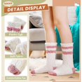 thumbnail image 4 of Holzlrgus Womens Fuzzy Socks Soft Cozy Fluffy Slipper Socks Winter Warm Plush Sleeping Christmas Socks, 4 of 6
