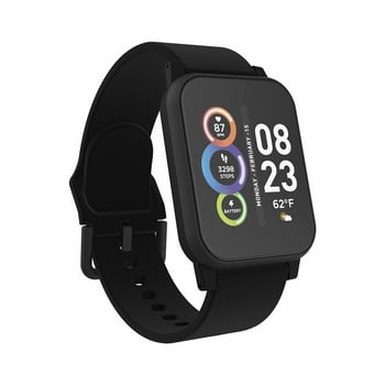 iTech Smartwatch W/multi-sport Blk Silicone