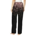 thumbnail image 3 of Bingfone Pajamas For Women,Rose Gold Glitter1 Pajama Pants With Pockets-Large, 3 of 9