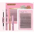 thumbnail image 1 of Kit de extensiones de pestañas Kisslily Flare con banda invisible, 1 of 6