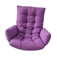 thumbnail image 2 of Cojín para silla tipo huevo con relleno suave, cojín universal para muebles de patio para el ocio. Violeta, 2 of 8