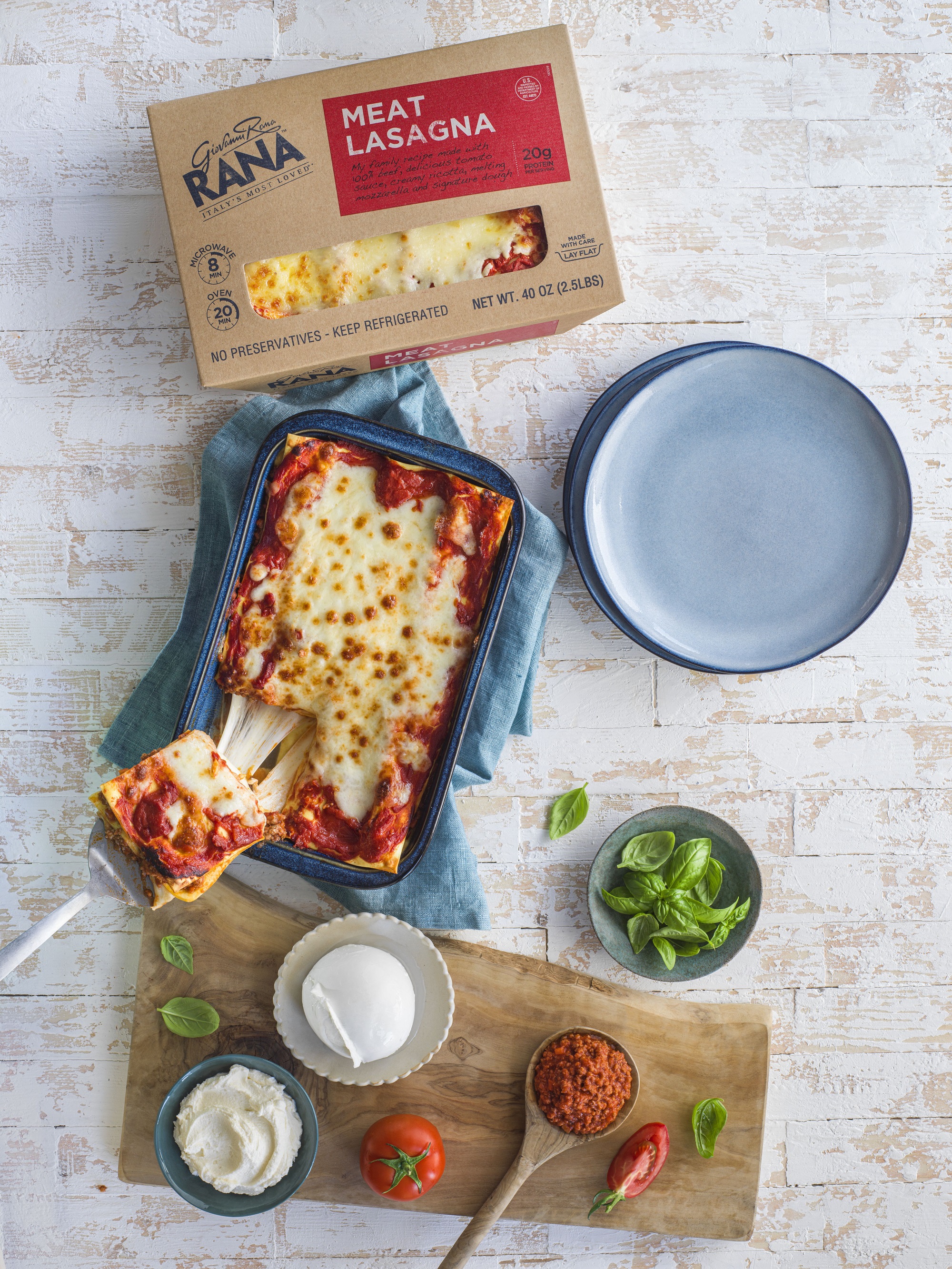Giovanni Rana Homestyle Lasagna Meat Premium Prepared Entree Tray (Family Size, 40oz, Fresh), Refrigerated - image 3 of 5