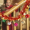 thumbnail image 7 of Jwshufel Decorative Rattan Christmas Tree Garland Ribbon Plastic Balls Christmas Decorations Christmas Garland Hanging Decorations Ornaments Home Festive Mood Booster 66.93In Red, 7 of 7