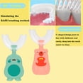 thumbnail image 3 of Cepillo de dientes en forma de U para niños, blanqueamiento dental, 3 of 5