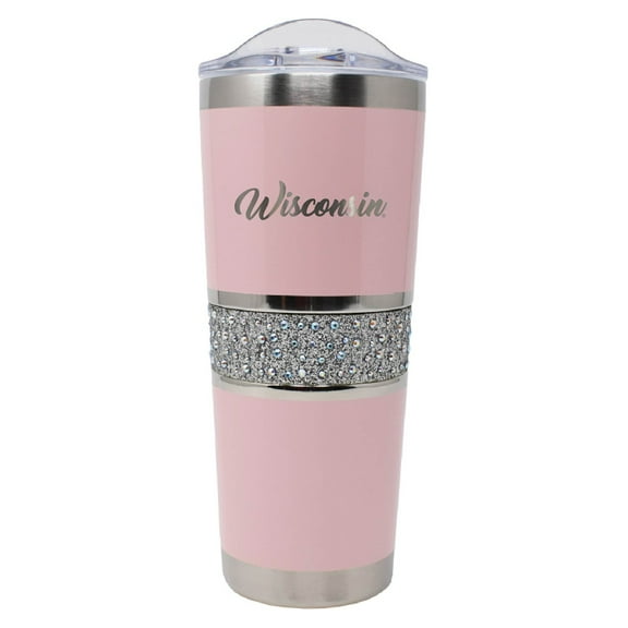 Wisconsin Badgers 20oz. MyBevi Rhinestone-Tumbler