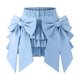 thumbnail image 2 of Odeerbi Niñas Big Bow Falda En Capas Falda Plisada de Cintura Alta, 2 of 9