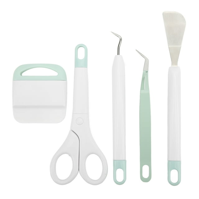 Juego de 5 herramientas para desmalezar, multifunción, corte preciso, material duradero y seguro, herramienta para desmalezar de vinilo para manualidades de papel, bricolaje