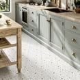 thumbnail image 3 of 10 Pcs Light Gray Terrazzo Peel and Stick Floor Tiles, 12x12 in Covers 10 Sq. Ft. Self-Adhesive DIY Vinyl Flooring, Removable & Waterproof for Bathroom, Kitchen, Walls, Bedroom, 3 of 8