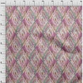 thumbnail image 4 of oneOone Polyester Spandex Fuschia Pink Fabric Abstract Fabric For Sewing Printed Craft Fabric By The Yard 56 Inch Wide, 4 of 5