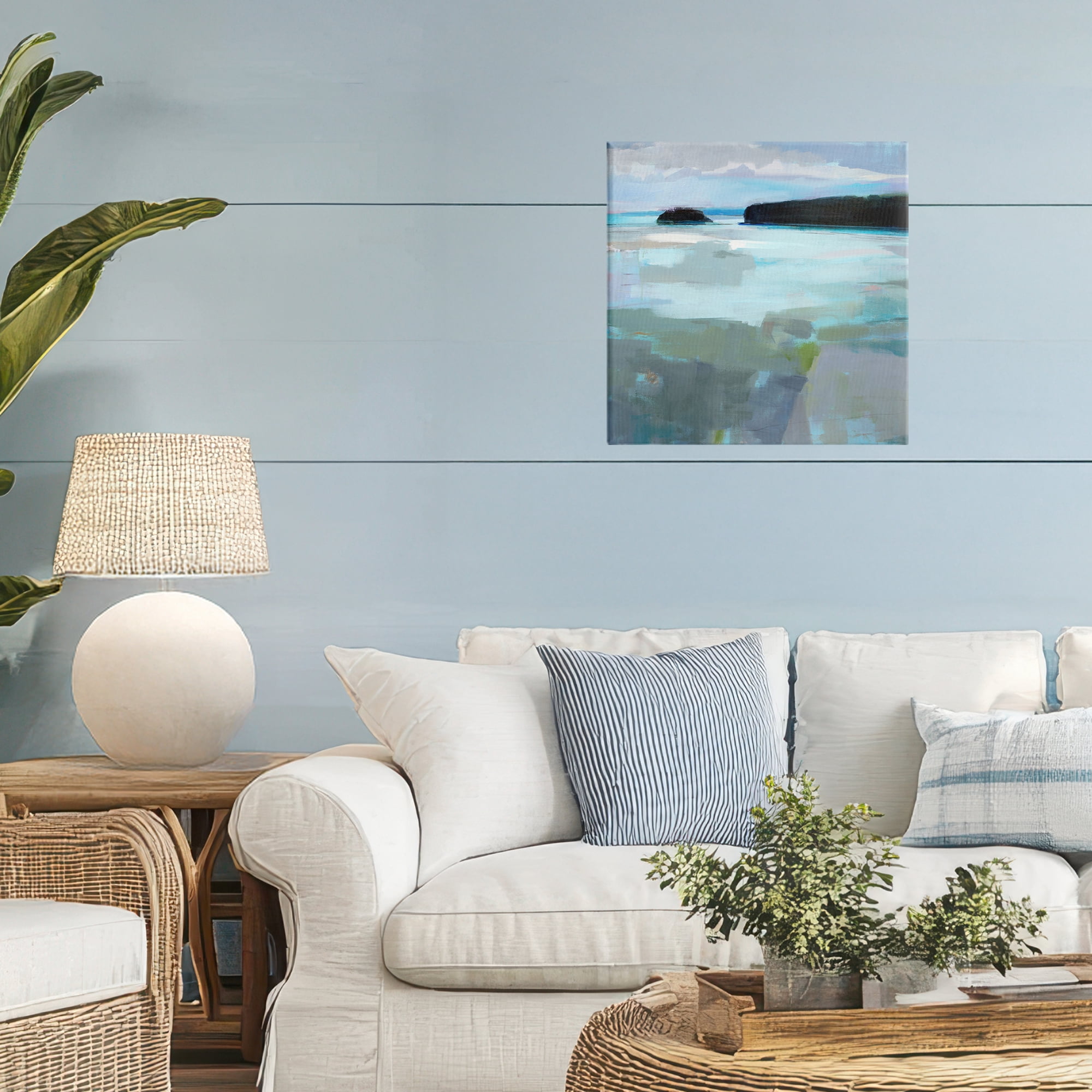 Stupell Industries Freeport Maine Abstraction Canvas Wall Art, design by Kathleen Robbins