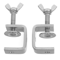 Fixture 2 Pcs Clamps Heavy Duty Small C-clamp for Woodworking Tiger Stainless Steel