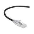 thumbnail image 1 of Black Box Slim-Net - Patch cable - RJ-45 (M) to RJ-45 (M) - 12 ft - UTP - CAT 6a - booted, molded, stranded - black, 1 of 2