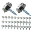 thumbnail image 6 of Raindrops 1 Set Mirror Screws Cap Fasteners Stainless Steel Cover Nails for Glasses Advertising, 6 of 8