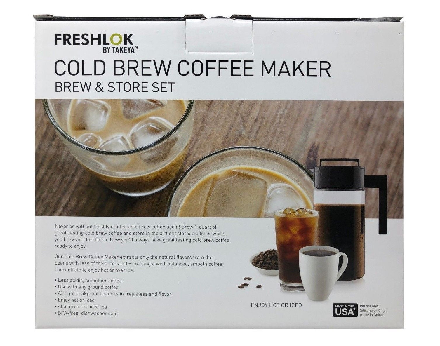 Takeya Cold Brew Coffee Maker \u0026 Storage 