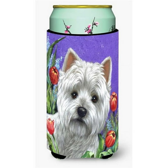 Carolines Treasures Westie Paradise Tall Boy Hugger Tall Boy multicolor