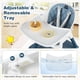thumbnail image 4 of Trona BABY JOY 5 en 1 convertible con bandeja extraíble, color azul, 4 of 9