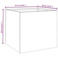 thumbnail image 4 of vidaXL Planters 2 pcs 32x30x29 cm Corten Steel, 4 of 5