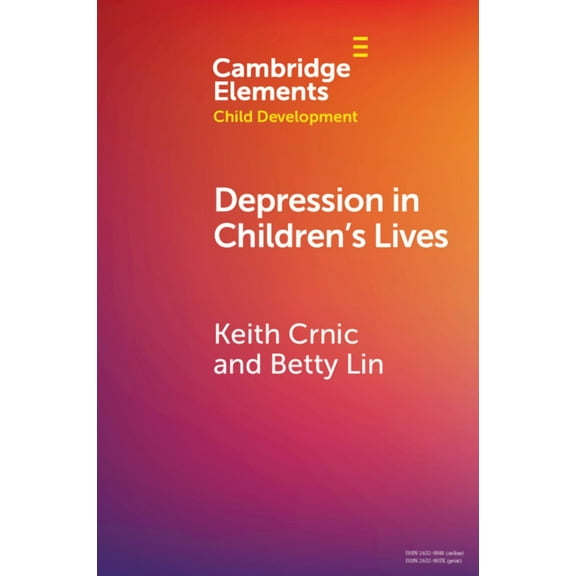 Elements in Child Development Depression in Children's Lives, (Paperback)