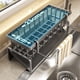 thumbnail image 5 of Organizador de fregadero con drenaje automático, con soporte para esponja y cepillo, bandeja de secado para fregadero de cocina y encimera, almacenamiento de herramientas de limpieza Aestivo, 5 of 7