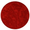thumbnail image 4 of Rugsotic Carpets Hand Tufted Shag Polyester Eco-Friendly Area Rugs - 10'x10', Round, Red, Plain Solid Design, High Pile Handmade Anti Skid Rugs for Living Room, Bed Room K00102, 4 of 5