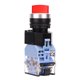thumbnail image 3 of 10 piezas BEM38-11XD/21 Interruptor selector mantenido de 2 posiciones Interruptor de perilla de 22 mm (luz roja), 3 of 8