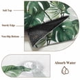 thumbnail image 6 of Palm Leaves Tropical 2'x6' Runner Rugs for Hallway Kitchen Bedside Non Slip Washable, Green Botanical Summer Entryway Rug Runners with Rubber Backing, Long Carpet Runner for Laundry Room, 6 of 8