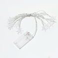 thumbnail image 2 of Gostoto 4.9FT 10LEDs 9.8FT 20LEDs Globe Star Snowflake Fairy Lights Christmas Festival String Lights For Indoor Wedding Party Decoration ,Warm White, 2 of 4