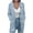 Blue, variant on Women's Cable Knit Cardigan Sweaters with Pockets Plus Size Button Up Cardigans Comfort Soft Cotton Dusters Casual Long Sleeve Sweater Coats