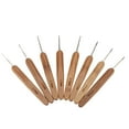 thumbnail image 2 of HURRISE 20 Pcs/lot Crochets au Crochet Poignée en Bambou Tissage Ensemble d'Outils de Couture Kit, Ensemble de Crochets au Crochet, Kit d'Outils au Crochet, 2 of 8
