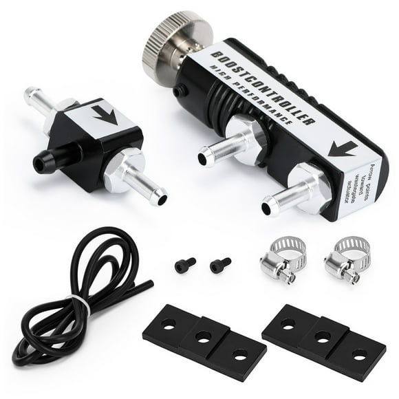 Contrôleur de Turbocompresseur Universel Réglable Manuel Noir Valve Rouge Surcharge Automobile Matériel Durable Noir