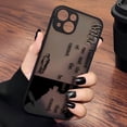 thumbnail image 4 of Threebase-funda de teléfono Suga D-DAY Samsgun, carcasa trasera transparente mate para iPhone 15, 14, 13, 12, 11, Mini Pro Max, X, XR, XSMax, 7, 8 Plus, 4 of 4